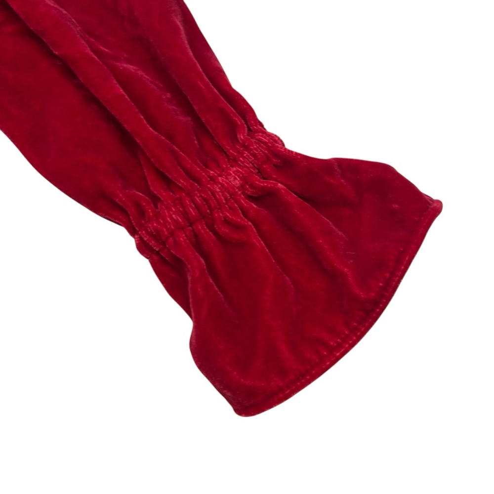 Brand new with Tags Janie and Jack The Velvet Smocked Dress Red Size 10 - Picture 3 of 13